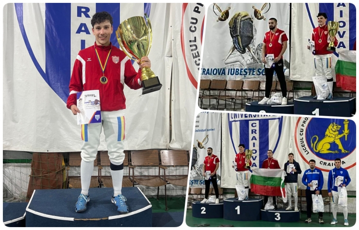 Spadă | Alex Oroian a câștigat concursul internațional Alfredo Bachelli Trophy. Adrian Dabija s-a clasat pe locul 2