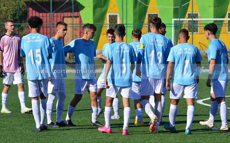 Juniori U19 | LPS Satu Mare a încheiat anul cu o victorie la scor în fața Unirii Dej