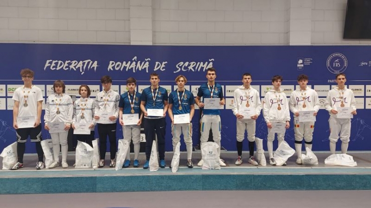Floretă | CS Satu Mare a câștigat titlul național în întrecerea cadeților pe echipe 
