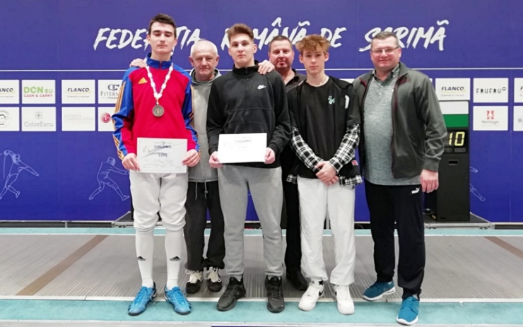 Scrimă | Răzvan Nojea, vicecampion național la floretă - juniori