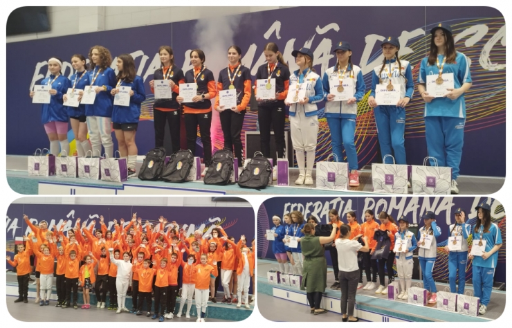 Spadă | LPS Satu Mare a câștigat titlul național în întrecerea pe echipe U13