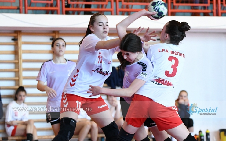 Handbal | Junioarele 3 de la LPS Satu Mare au învins LPS Bistrița în Grupa Speranță