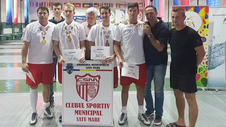 CSM Satu Mare a câștigat Campionatul Național de spadă seniori masculin